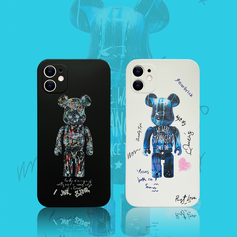 ã€Soft Caseã€' Trendy Violent Bear Black White Phone Case For iPhone 12