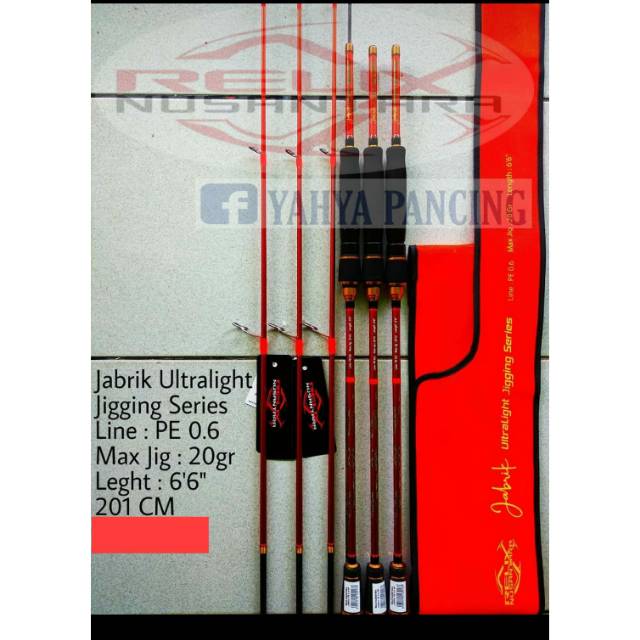 ( COD ) Rod / Joran Jabrik 0.6 XUL OH Jigging Relix Nusantara