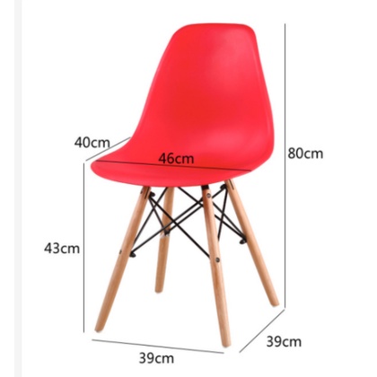 Kursi Cafe / Kursi Bar / Kursi Taman / Kursi Santai / Kursi Kantor / KURSI BELAJAR MILENEAL MULTIFUNGSI / Bangku Kerja / Kursi Lipat-DEWASA MERAH