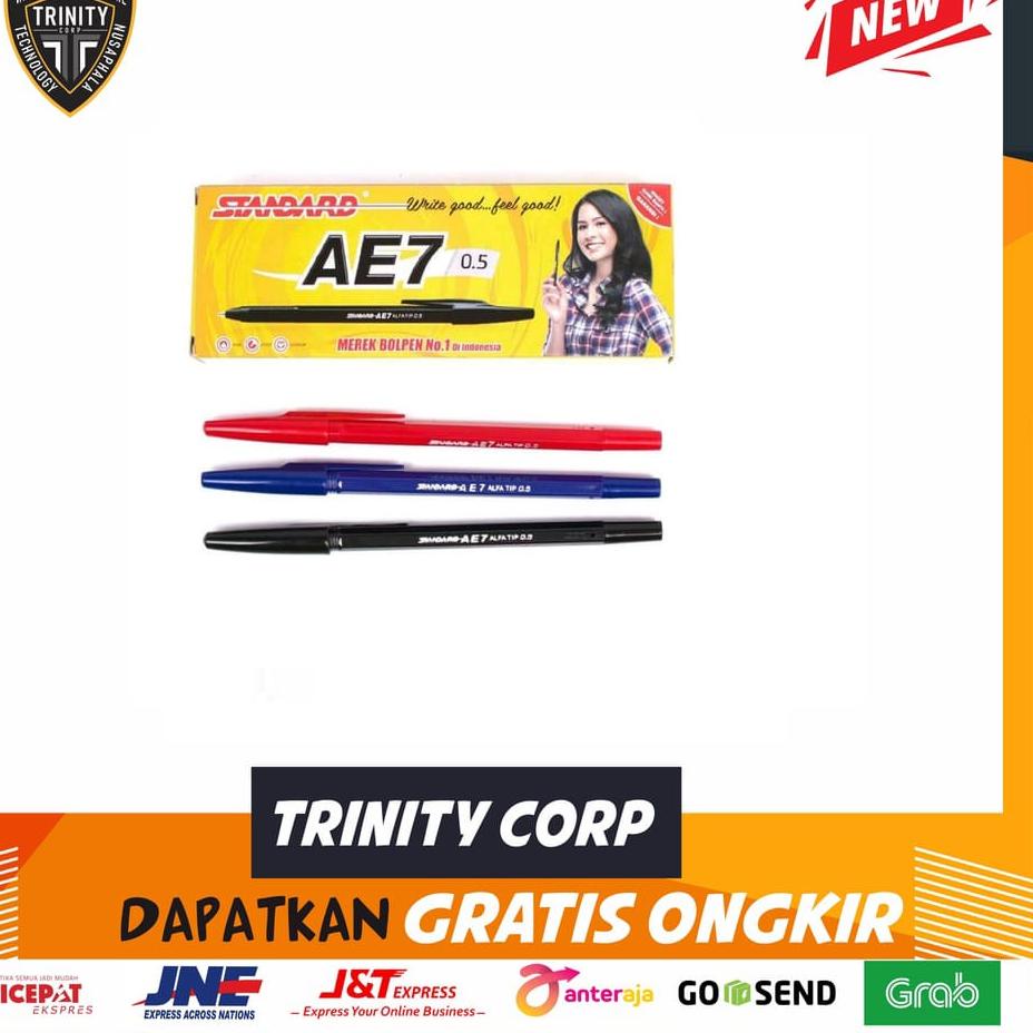 

[TiZ㊙] PULPEN STANDAR AE7 1 PACK /Stok terupdate