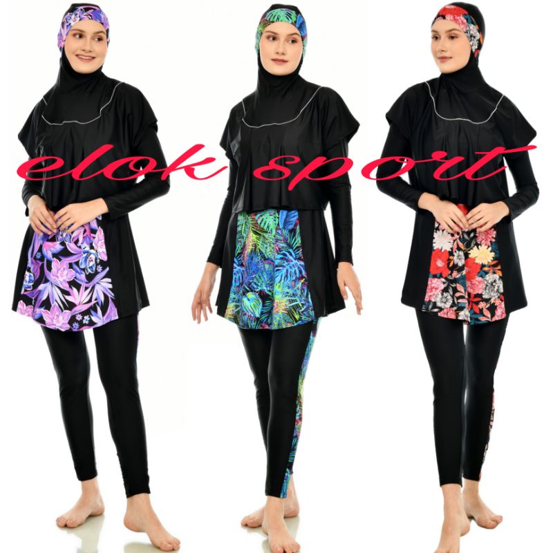 BAJU RENANG MUSLIM DEWASA BAJU RENANG MUSLIM SYAR'I BAJU RENANG MUSLIM JUMBO BAJU RENANG MUSLIM BAJU