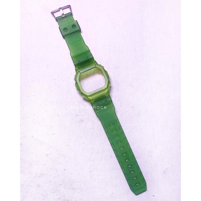 BNB Gshock DW5600 GREEN MATTE Strap Besel casio G-shock