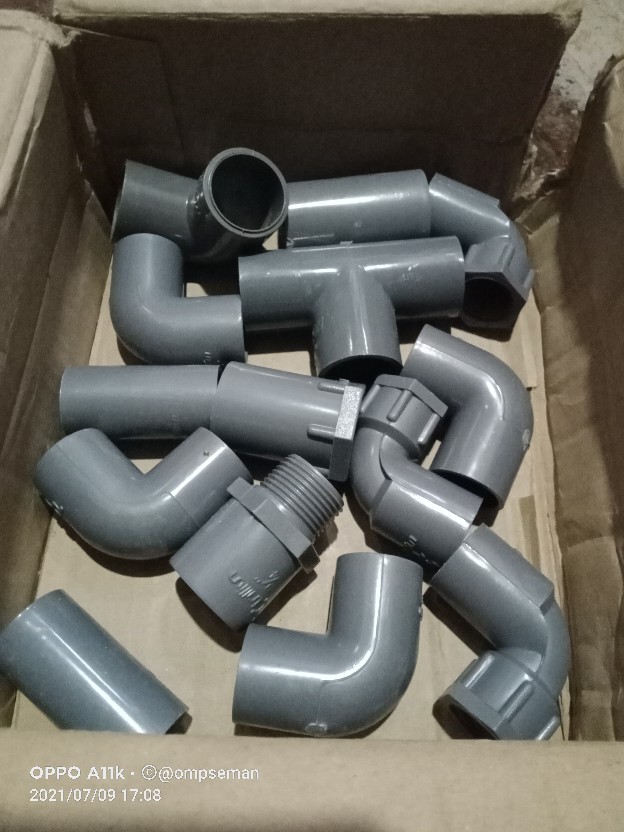 Sock Sambungan Pipa Pvc Ukuran 1/2 Inchi - Sok. Socket Paralon 0.5 In