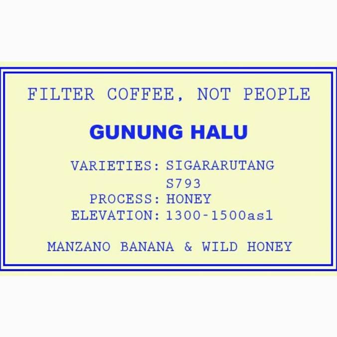 

[COD] Gunung Halu - Honey 200gr (Arabica Filter Coffee) [COD]