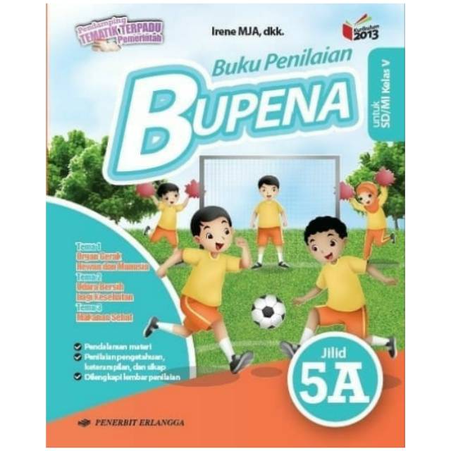 Bupena - Buku Penilaian Untuk SD/MI Kelas 5 Jilid 5A Kurikulum 2013