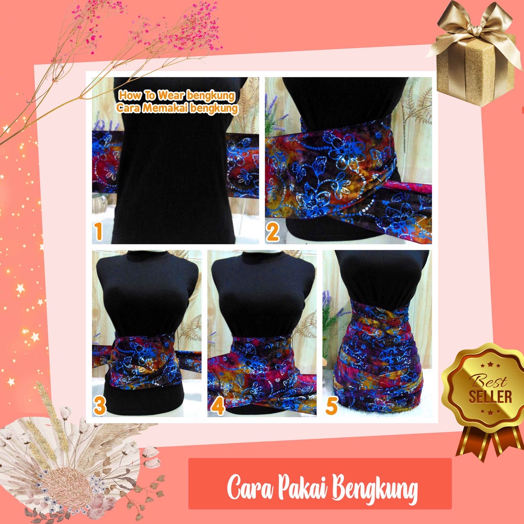 kembarshop BENGKUNG ANDIEN BELLY BINDING BELACU NATURAL PUTIH POLOS2 15m