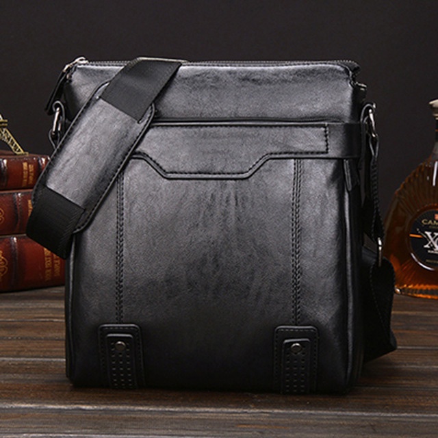 Rhodey Tas Selempang Messenger Crossbody Bag Pria - 15036 - Black
