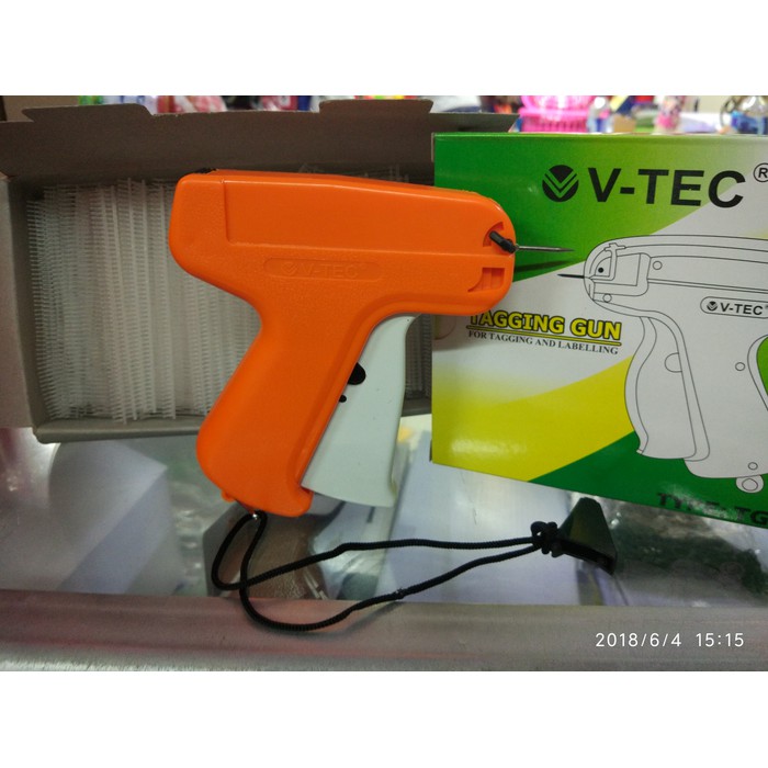

Tinta Stempel - Plastik Wraping - Baterai Alkaline Paket Tag Gun + Isi 5000 Pc Tag Pin Taggun Tagpin