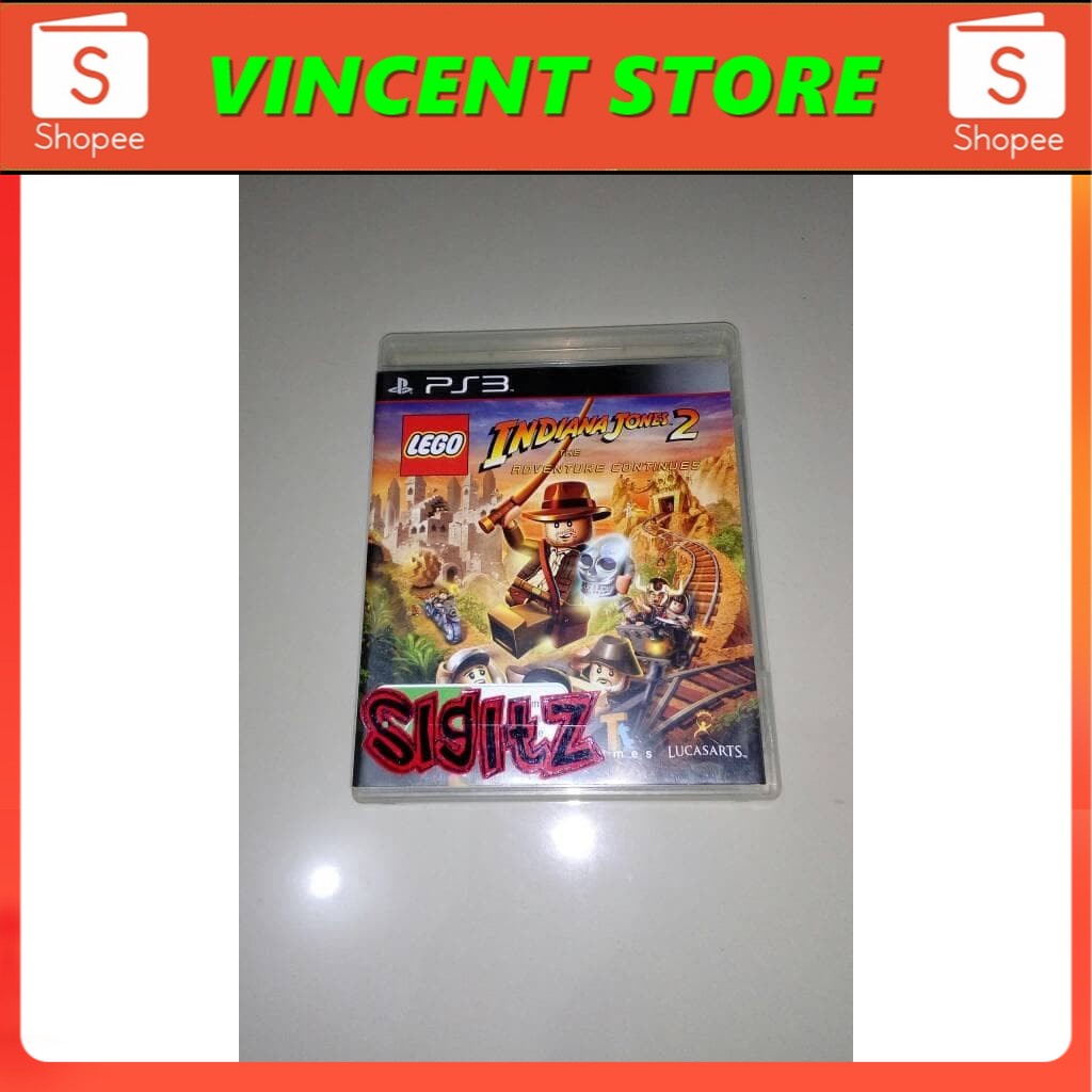 PRODUK ORIGINAL bd ps3 kaset game LEGO INDIANA JONES 2