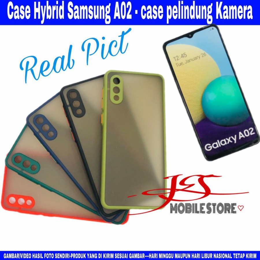 Case hybrid Samsung A02- hardcase samsung a02 - soft case samsung a02