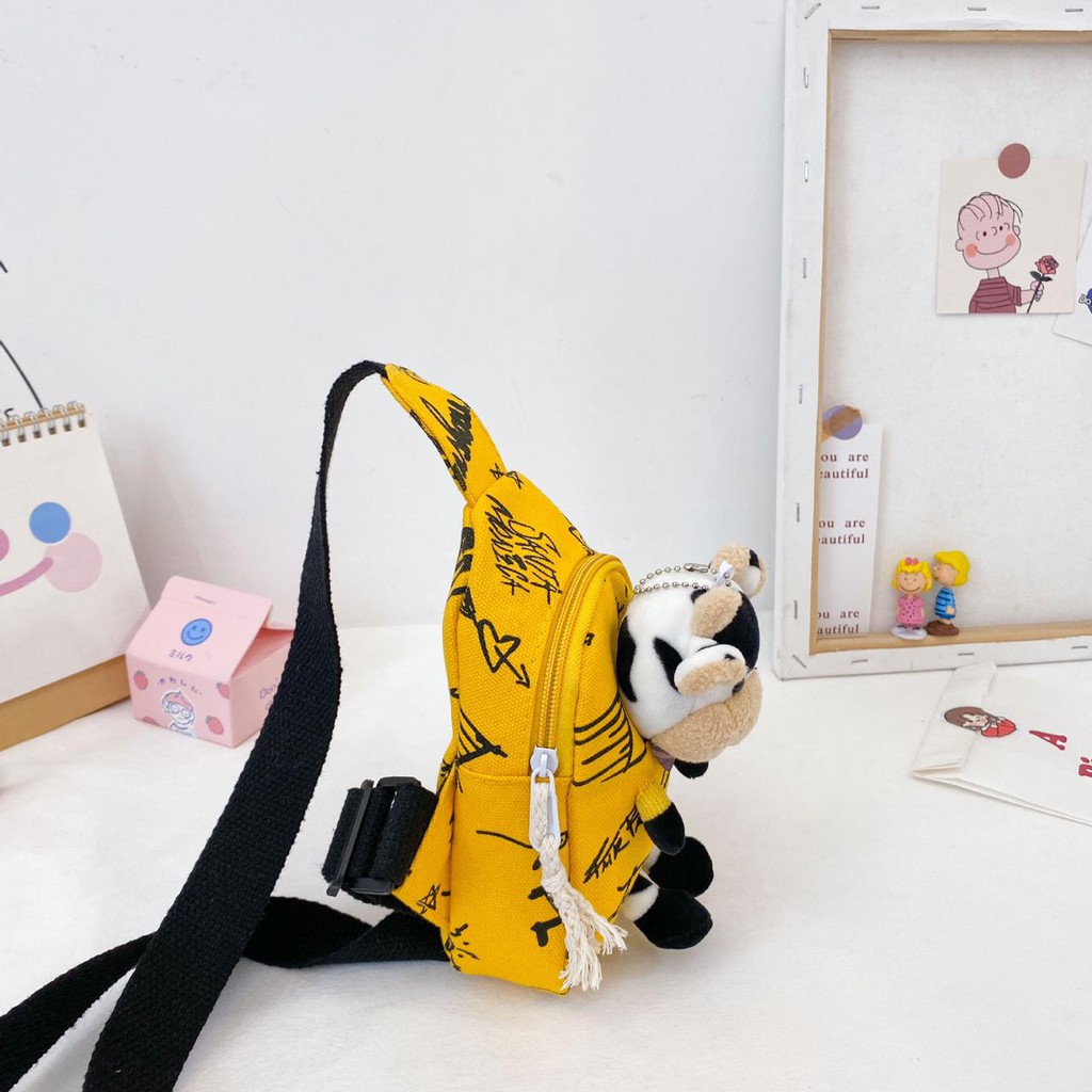 (LOLI JKT)TS-20 Tas ANAK IMPORT Fashion  Anak Perempuan/cowok, Tas pinggang/selempang Plus Boneka