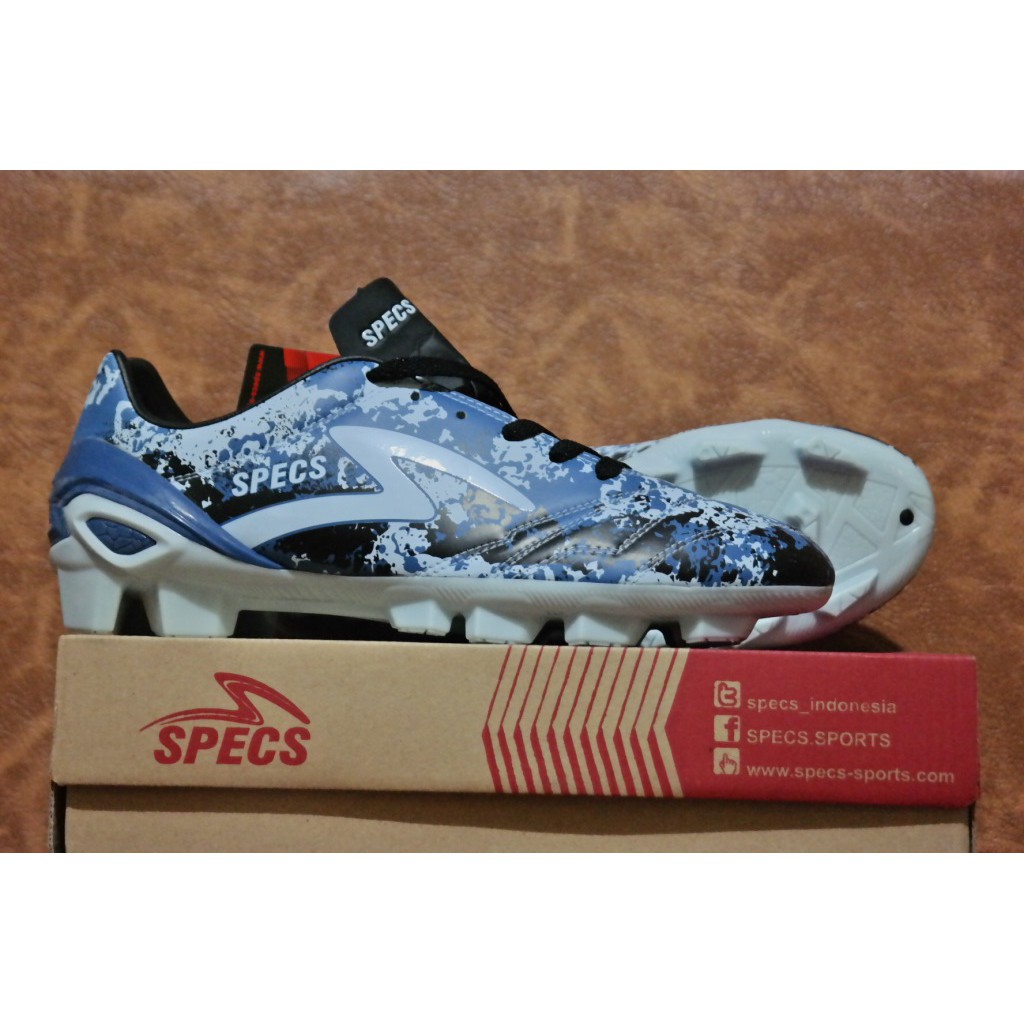 Sepatu Bola Specs Geronimo Sage Blue FG Original