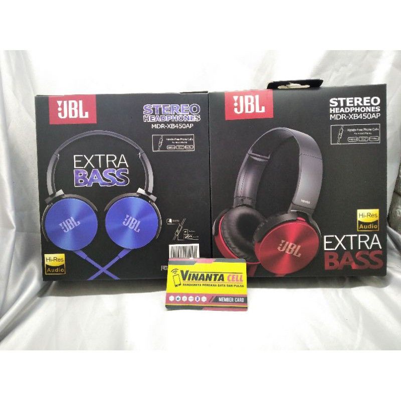 [VN] HANDSFREE JBL EXTRA BASS - HEADPHONE JBL XB450 XB-450