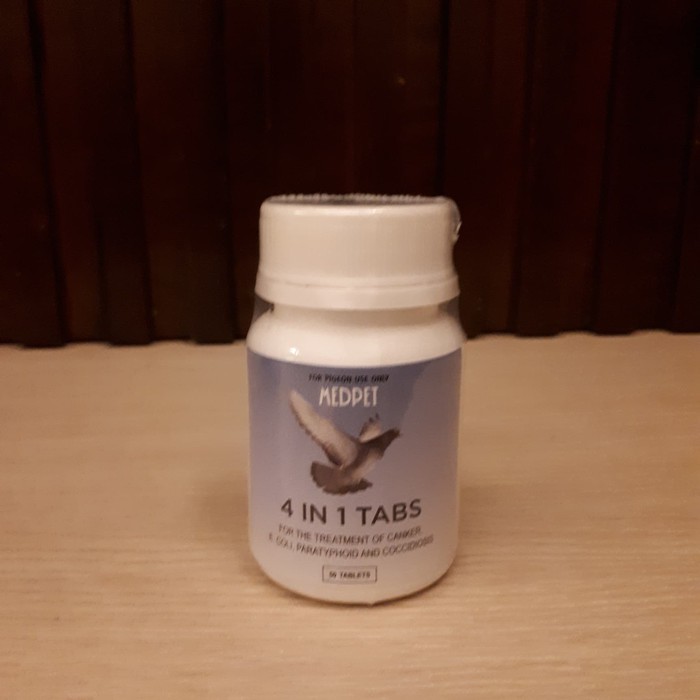 New Arrival - 4 In 1 Medpet Tablets - Vitamin Burung Merpati Isi 50