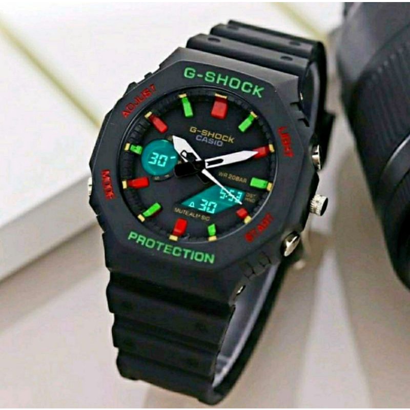 Jam Tangan GA2100 Jam Tangan Anti Air Jam Dualtime