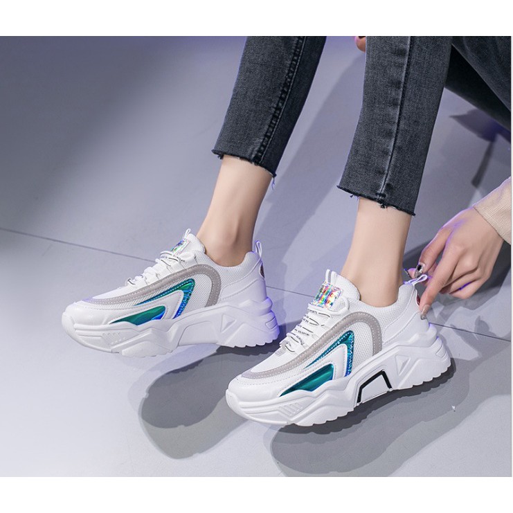 SEPATU Sneakers Import NEON STRIP sepatu sneaker wanita 2021 Premium Import