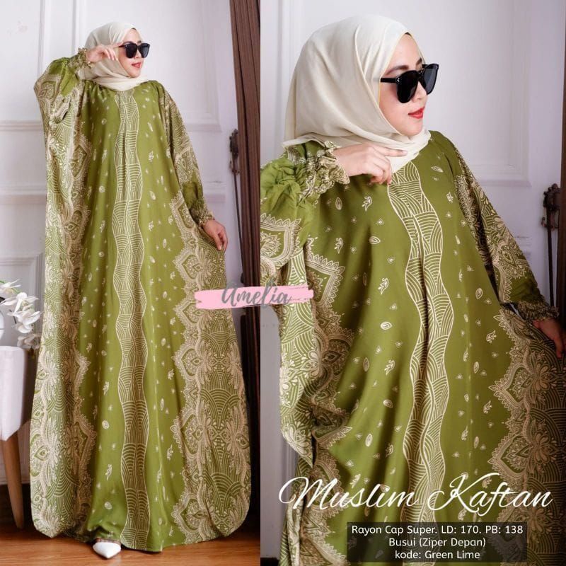 GROSIR KAFTAN RIYANA I KAFTAN SUPER JUMBOLD 140cm I DASTER LOWO TERMURAH