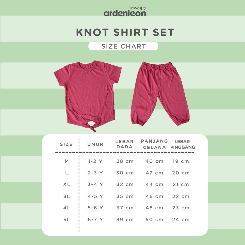 Ardenleon - Knot Shirt Set