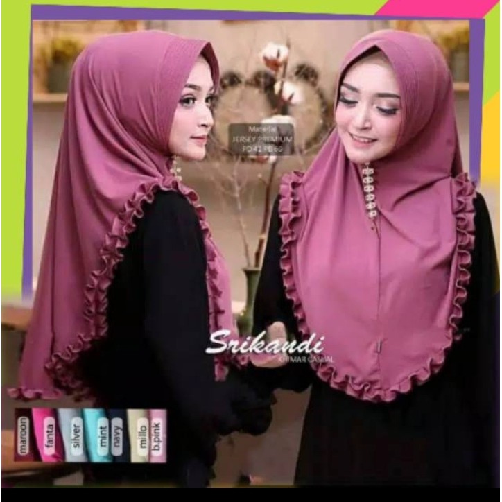 HIJAB INSTANT SRIKANDI ORI DG