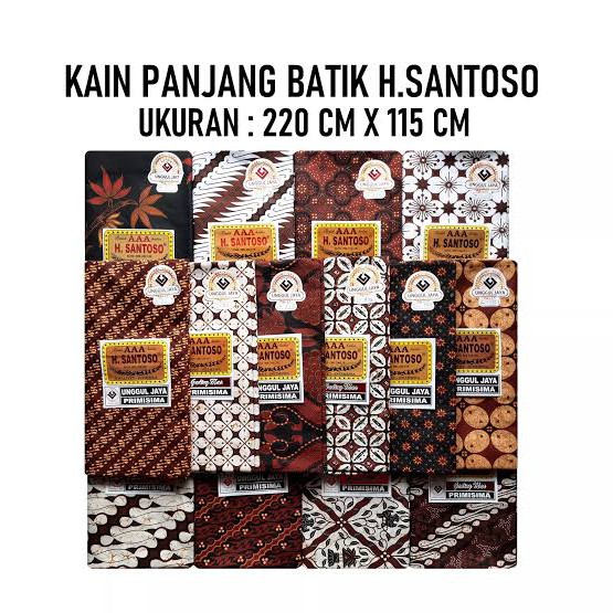 Kain Jarik Batik / Samping H.Santoso  Pekalongan Asli (santoso AAA)