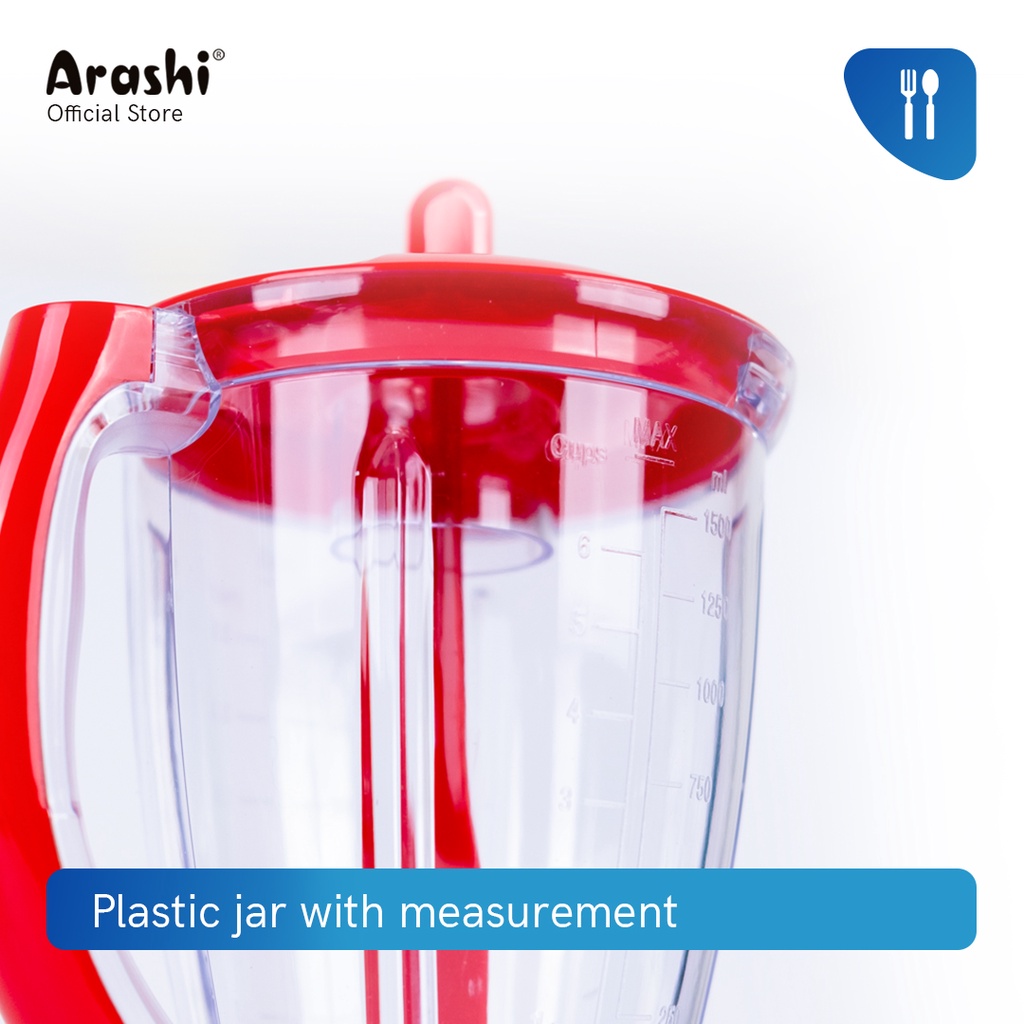 Arashi Blender Plastik 2 in 1 - ASB1501