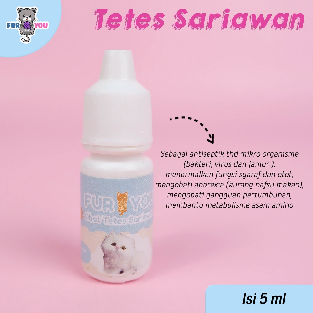Tetes Sariawan Obat Sariawan dan Bau Mulut Gusi Merah bengkak Anabul kucing ampuh drop