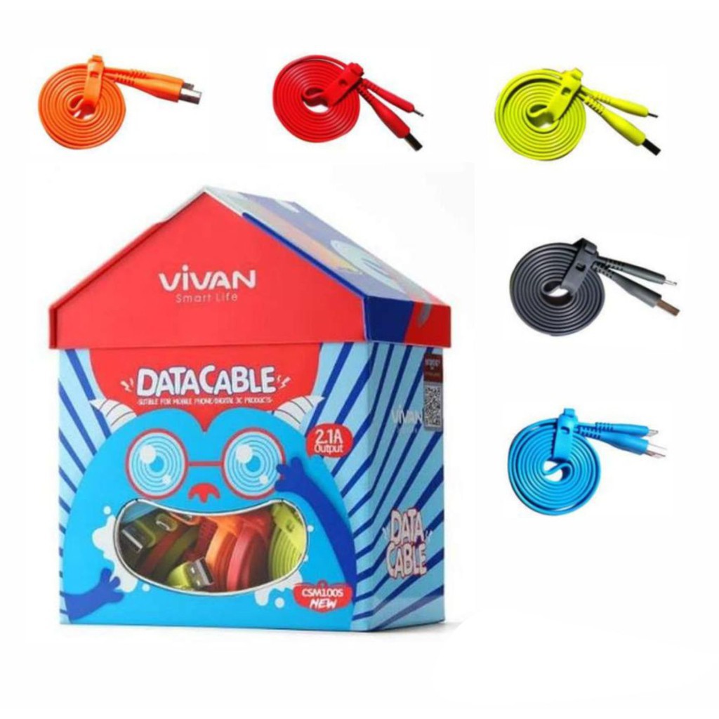 Kabel Data Vivan CSM100 Micro USB Original