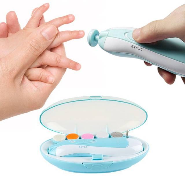 Gunting Kuku Bayi Otomatis Aman Baby Nail Trimmer Automatic P22