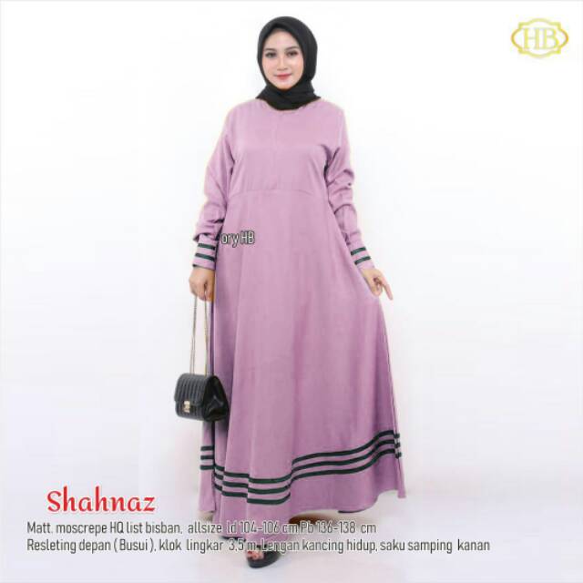 Maxy Dress Shahnaz Gamis Payung Busui Baju Lebaran Simple / Dress wanita / Gamis Terbaru