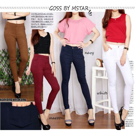 [Super jeans RHTG RO] Celana Wanita Jeans Varian Warna