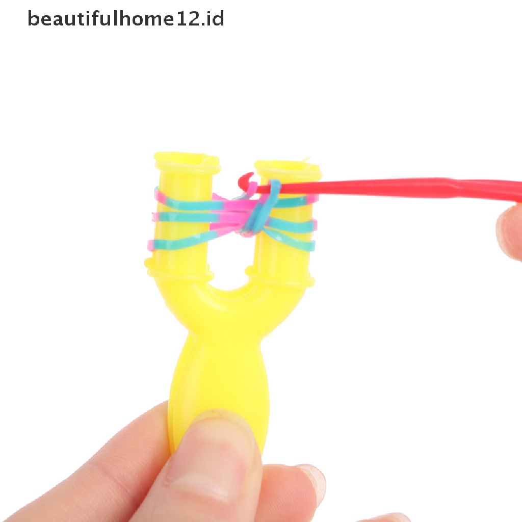 【beautifulhome12.id】 Elastic Rubber Bands DIY Tool Set Weave Machine rubber Bracelet Handicraft .