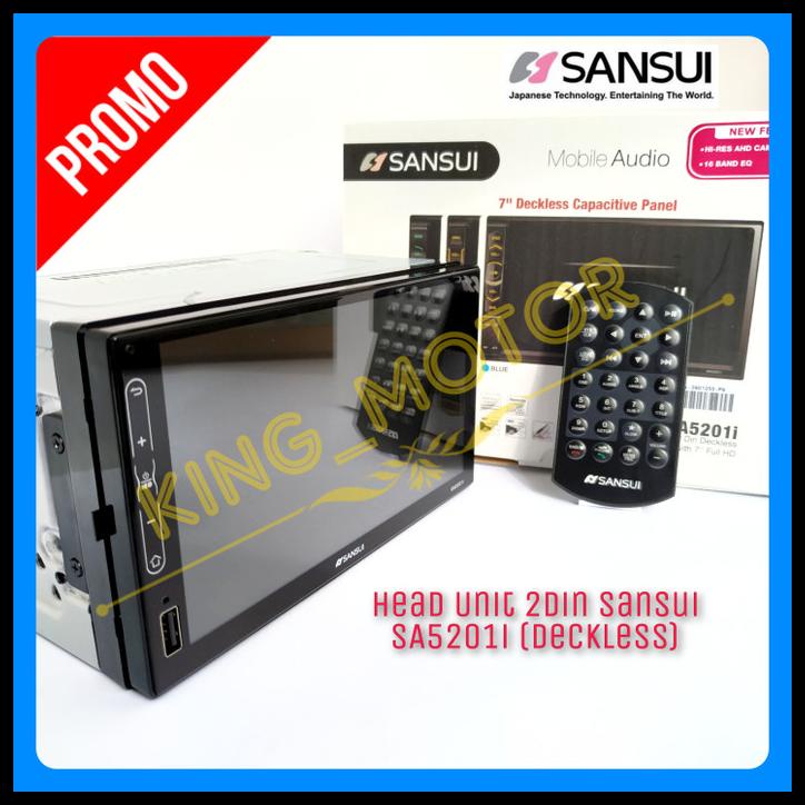 Sansui Deckless Sa52011I/Sa-5201I/5201 Mirrorlink Full Glass Panel