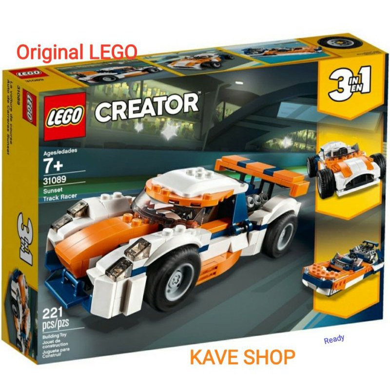 LEGO 31089 Creator : Sunset Track Racer - LEGO 31141 Creator : Main Street - LEGO 5891 Creator : App