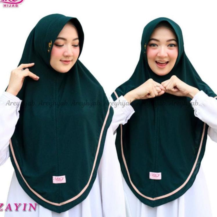 Jilbab Khimar Bergo Simple Zayyin Ori Arey Hijab "LVL.26Au22ᵁ"