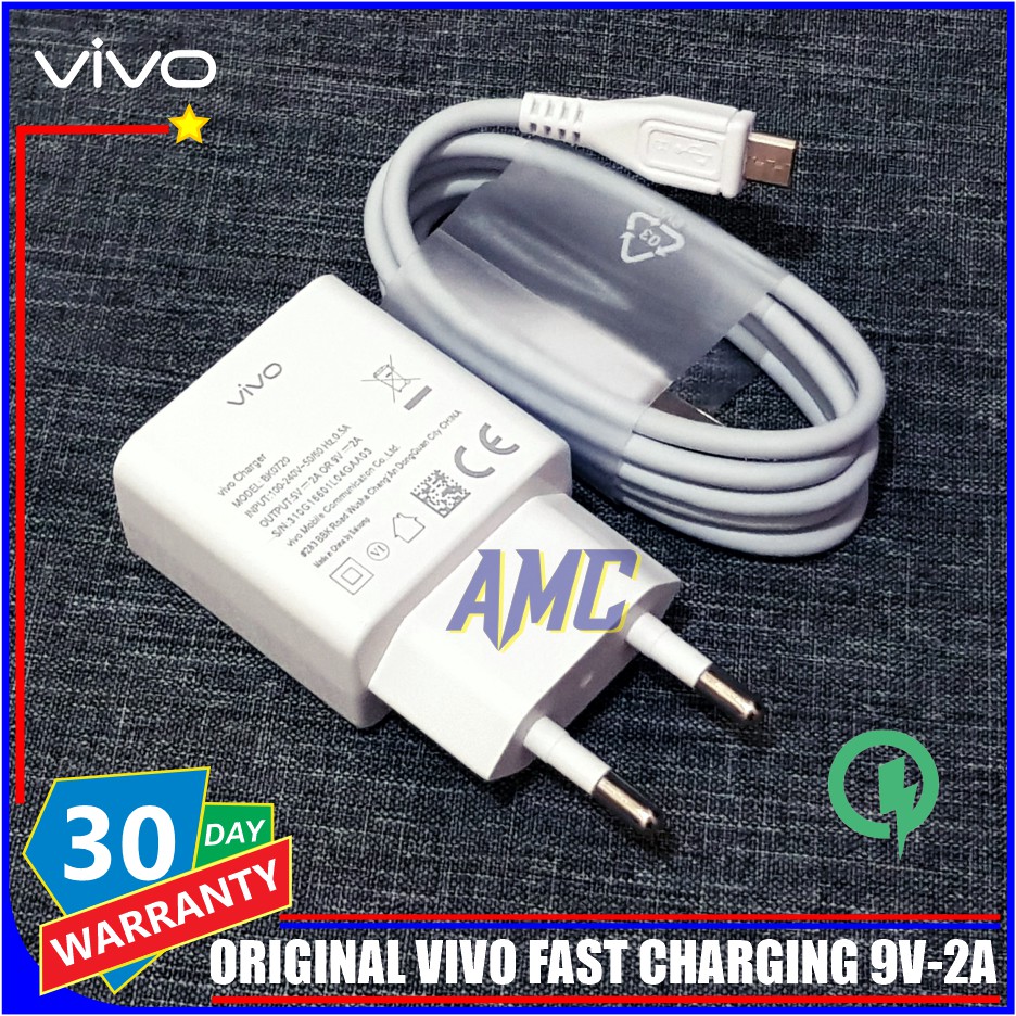 Charger Vivo Y11 Pro Vivo Y17 ORIGINAL 100% Fast Charging Micro USB