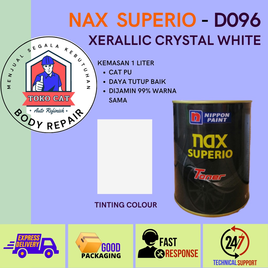 CAT MOBIL NIPPON PU PEARL WHITE /  MUTIARA / Xirralic Tricoat