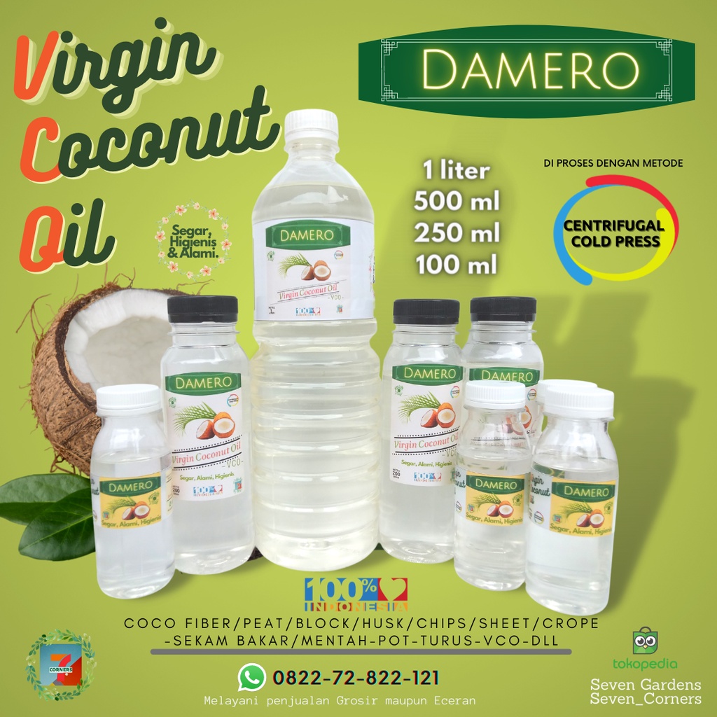 

Virgin Coconut Oil VCO Minyak Kelapa Damero