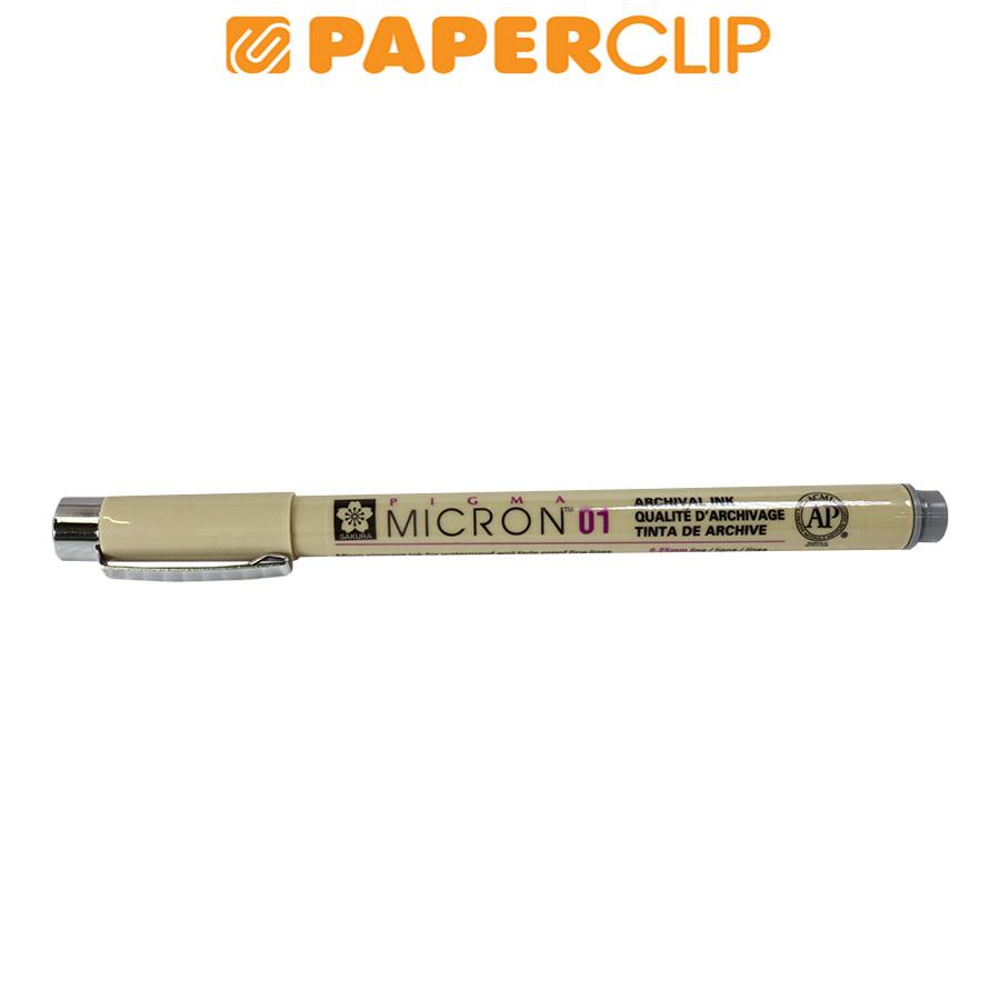

BALLPOINT SAKURA PIGMA MICRON 01 GRAY
