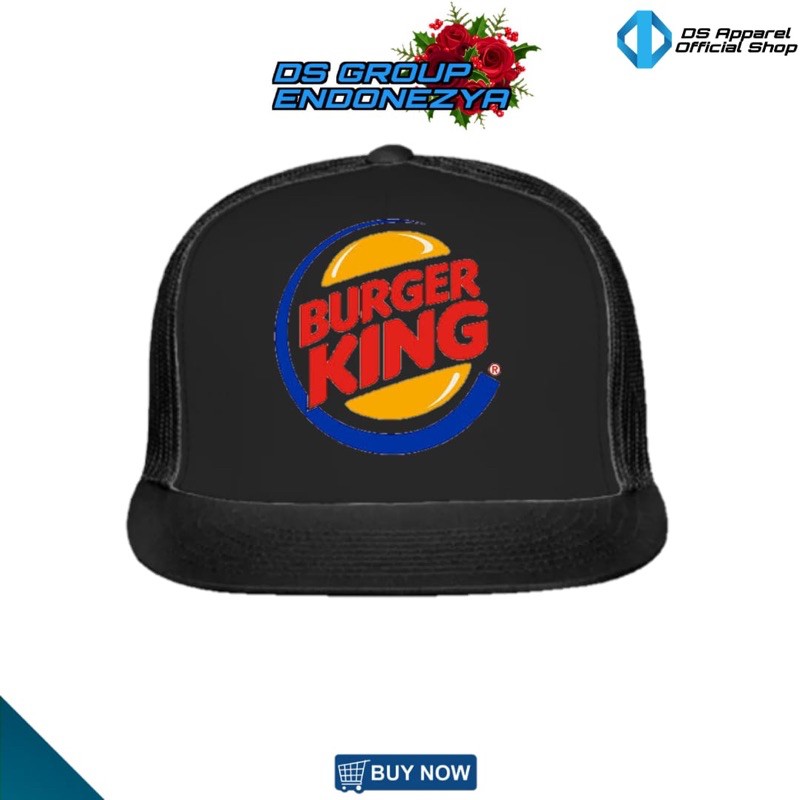 TOPI TRUCKER JARING PREMIUM TOPI DISTRO TOPI BURGER KING OLD LOGO