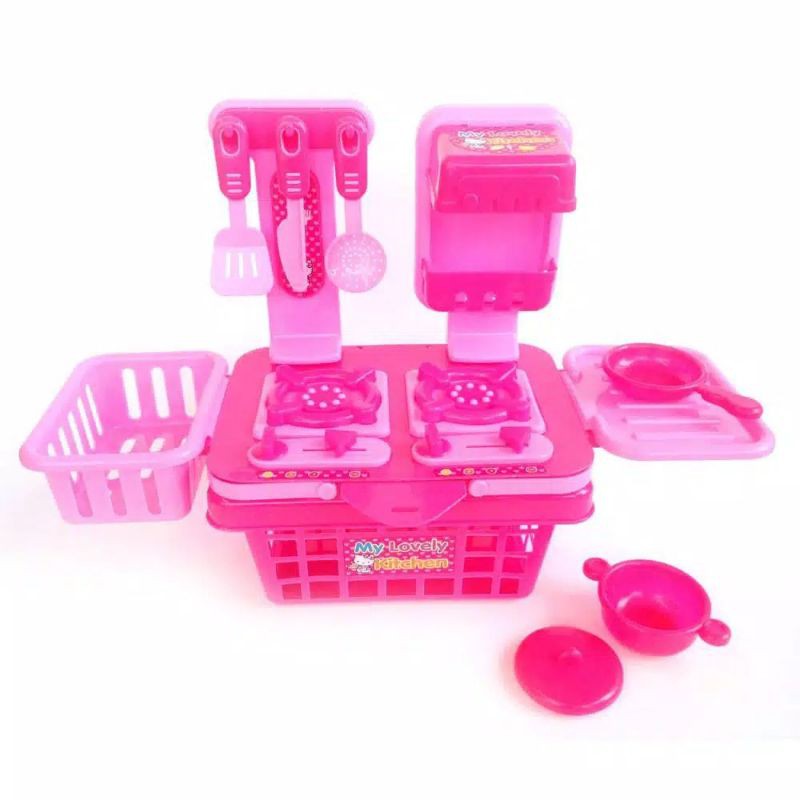 mainan kitchen set anak kitchen set pink anak kitchen set pink lucu