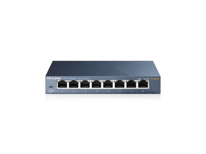 TP-LINK TL-SG108: 8-Port 10/100/1000Mbps Desktop Switch