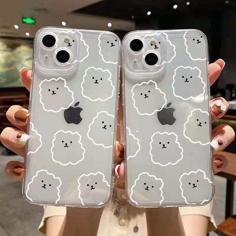 Soft Case Tpu Transparan 13pro 13prm Motif Kartun Untuk iPhone 11 7Plus 8Plus Xr XS 13 12pro Max