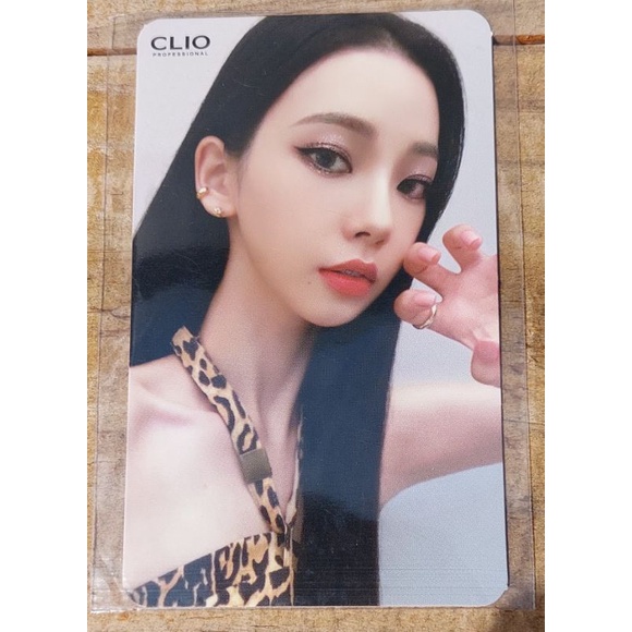 CLIO Proffesional x Aespa Official Photocard Karina Version