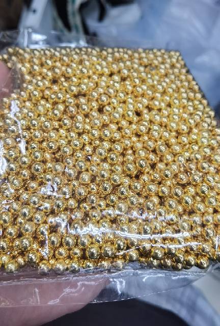 MUTIARA TINDIK 6 MM DAN 8 MM SERI WARNA CHROME KUALITAS SUPER AA PER 100 GRAM