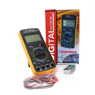 ( FREE BATRE ) DIGITAL MULTIMETER ORIGINAL / MULTITESTER DIGITAL DT- 9205A / AVOMETER DIGITAL DT9205A