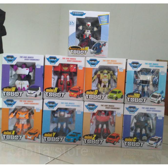 Mainan Robot Tobot Mini X Y Z C D R H W Zero