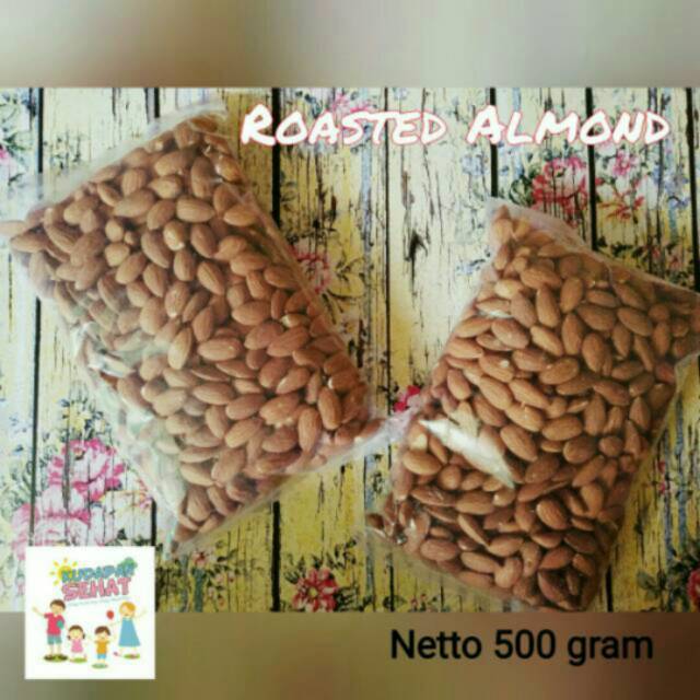 

Kacang Almond Panggang & Mentah 500gram