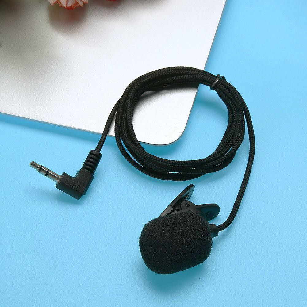 Computer Dedicated Clear Speech No Noise Durable Mini Clip-on Lapel Microphone Hands-free 3.5mm