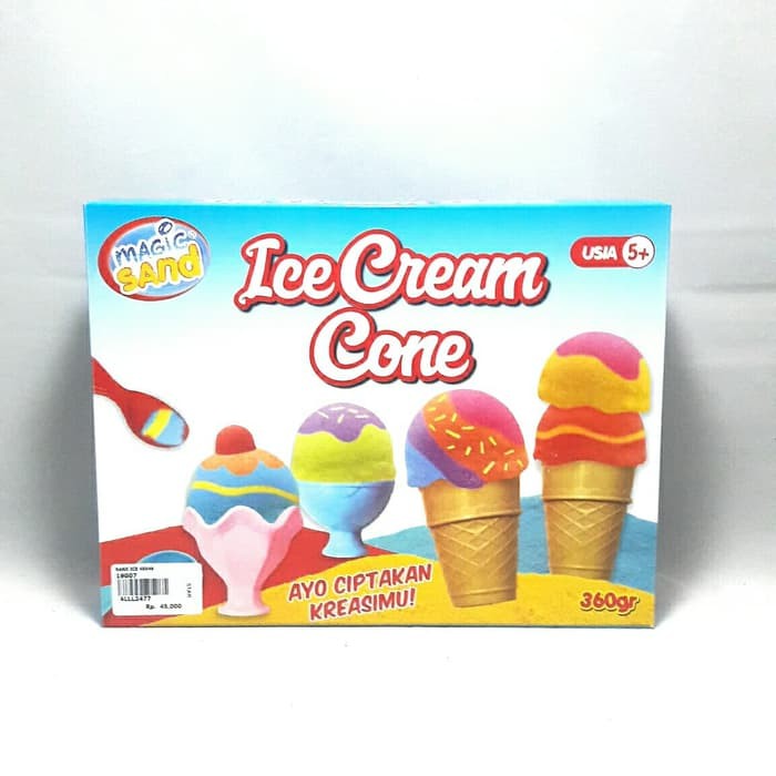 kinetic sand ice cream cone