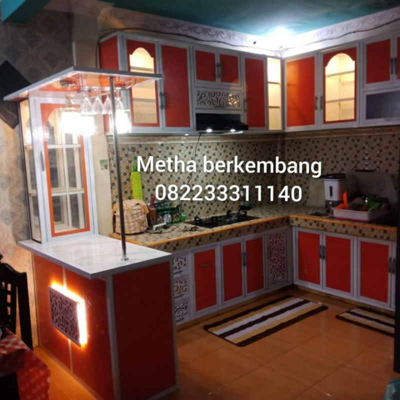 kitchen set aluminium acp